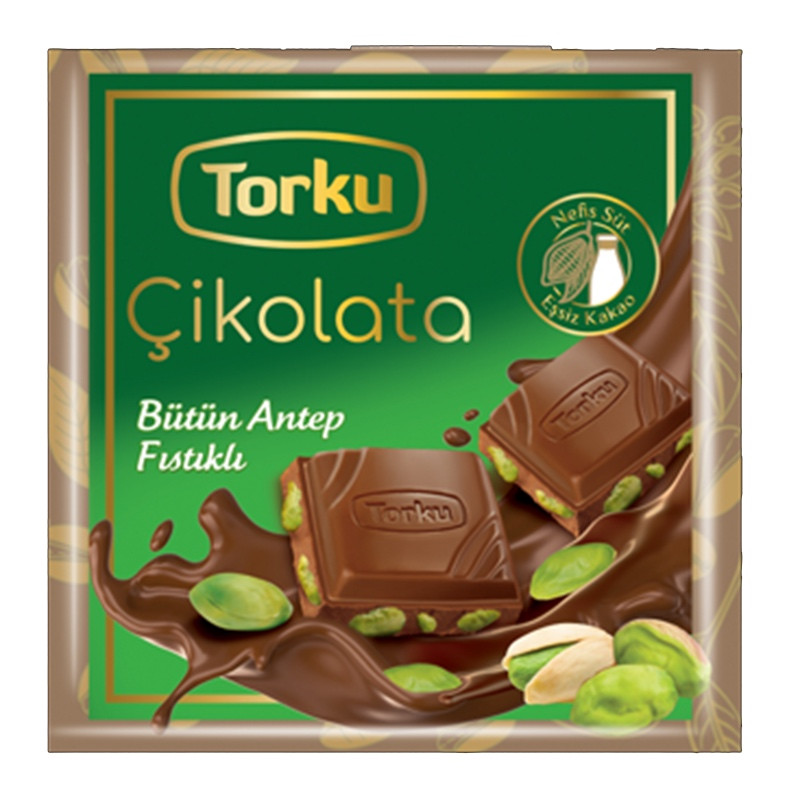 TORKU CHOCOLATE WITH PISTACHIO 65GM
